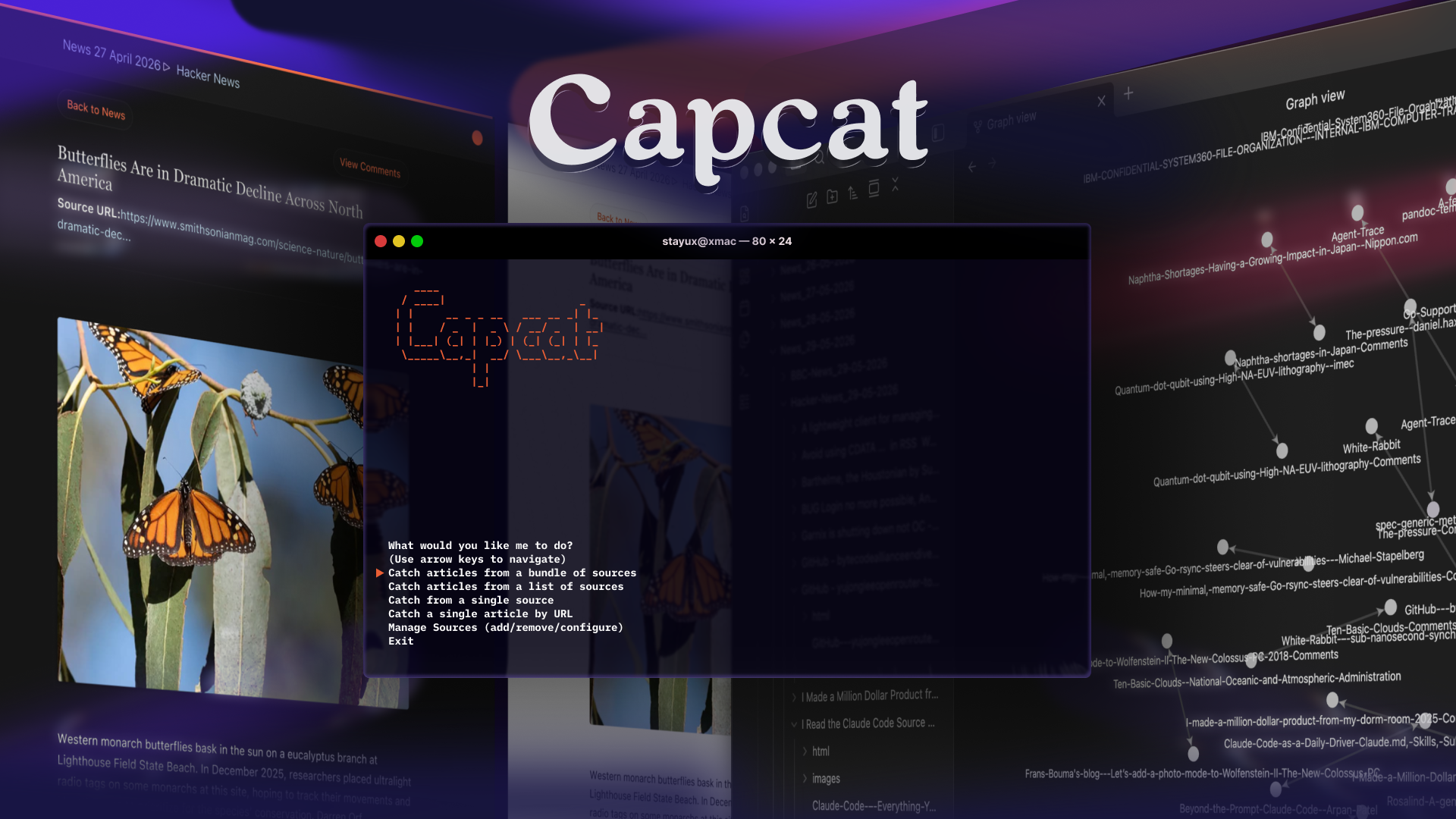 Capcat TUI/CLI - Ethical Web Scraper