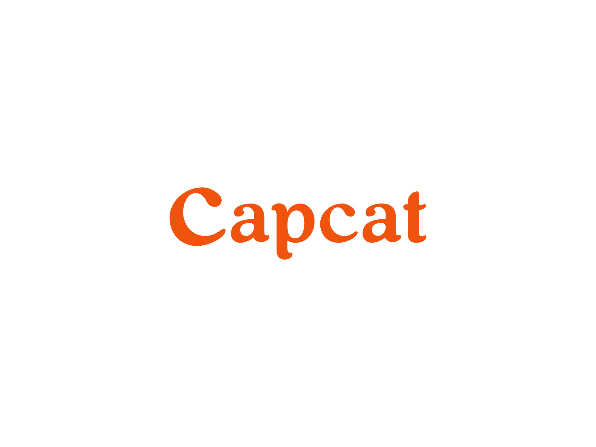 Capcat Logotype - Brand Color